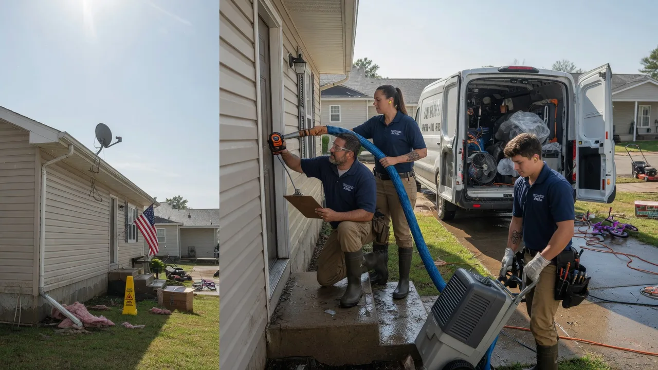 Ceiling Water Damage Restoration in Eagarville, IL near me