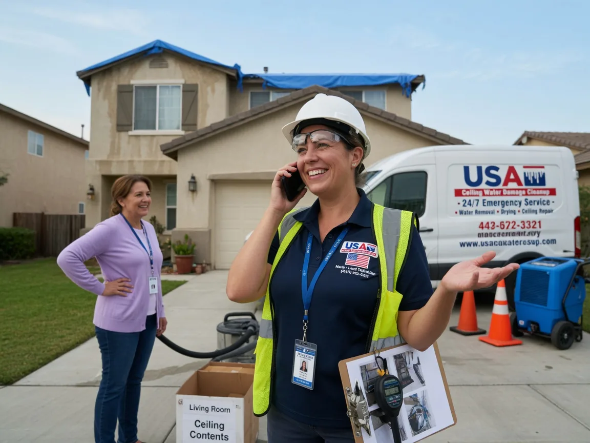 Ceiling Water Damage Restoration Eagarville, IL FAQs